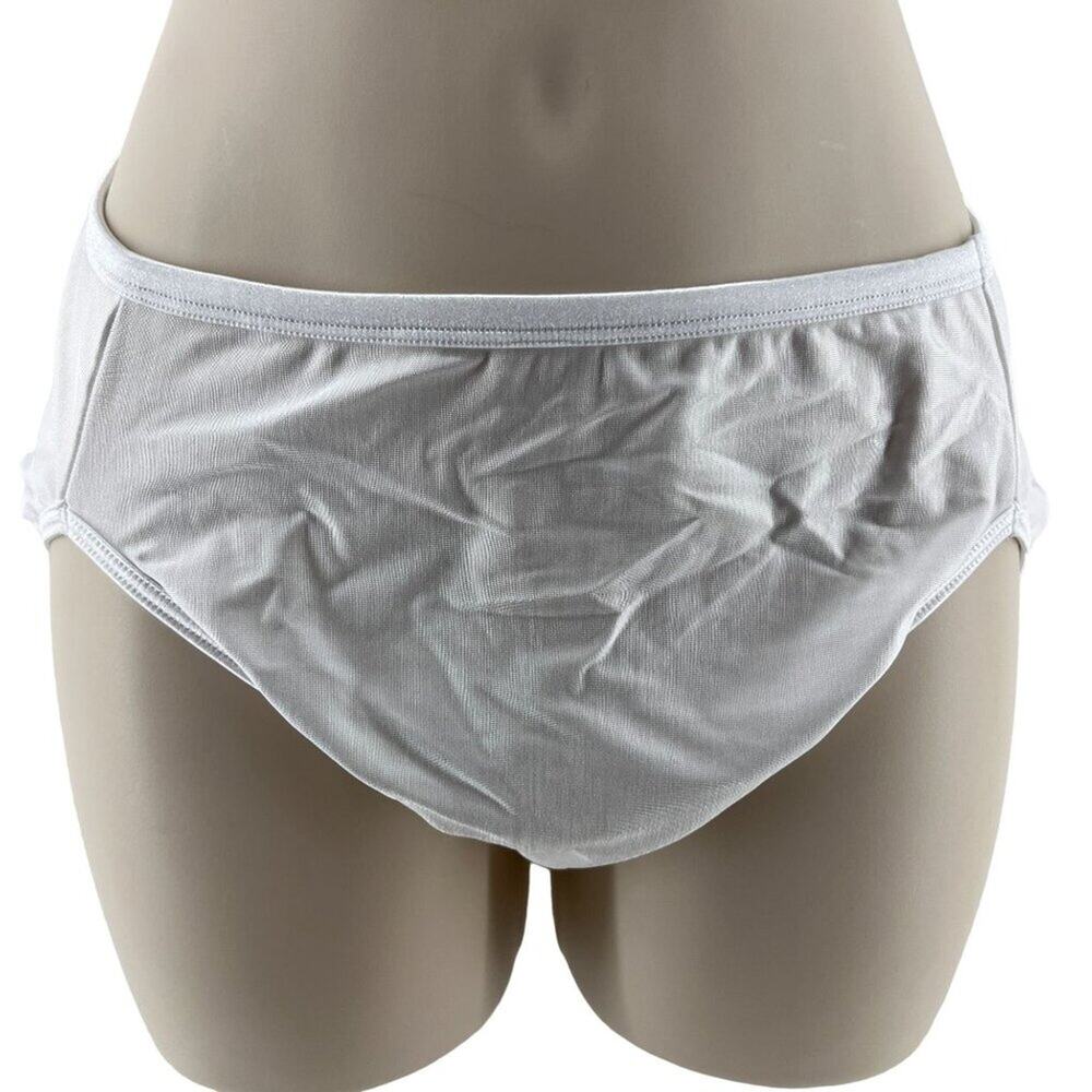 Vanity Fair Illumination Hi-Cut Brief Underwear 13108 White Womens Size 7/Large